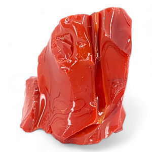 Cranberry‎ Ruby Art Glass Cullet Swirl Slag Glass #4S78